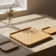 Wooden Plates Set - 3 Pcs